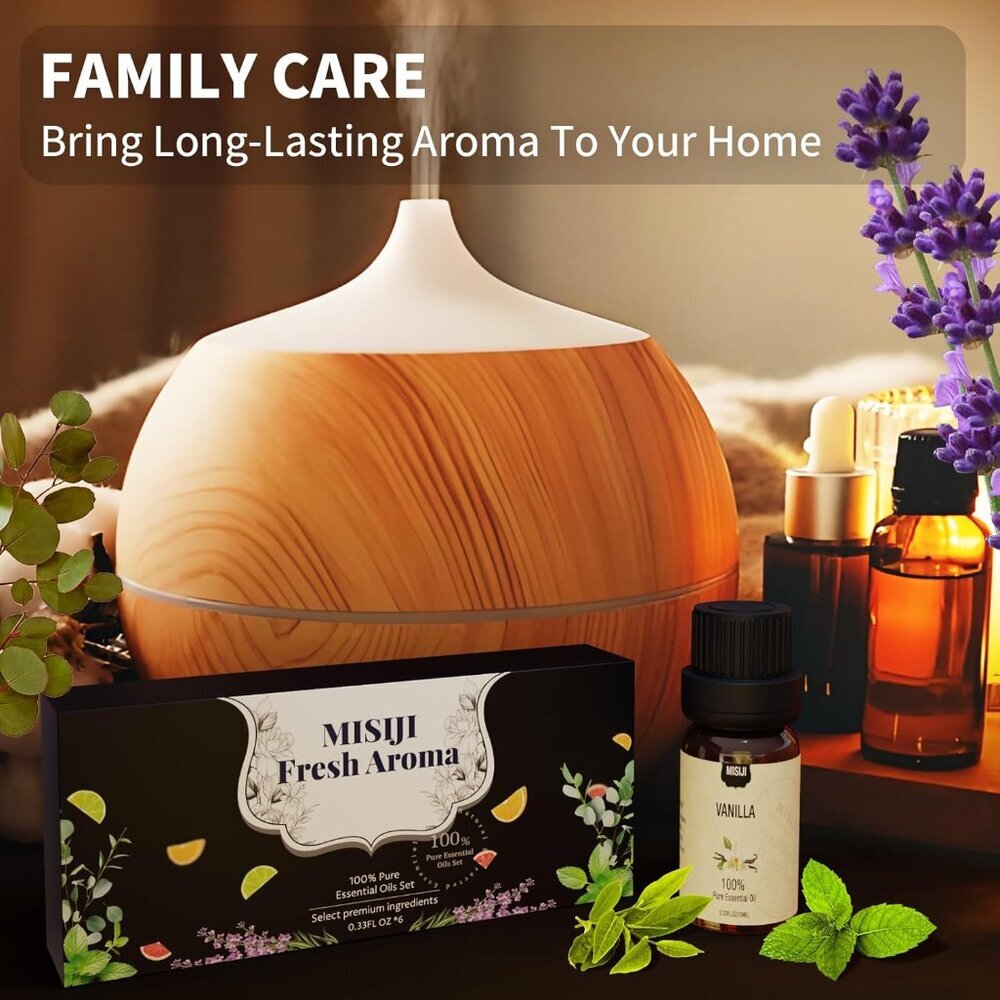 Essential Oils Set Top 6 Aromatherapy-Essential Oils for Diffuser for Home,Air F - Picture 4 of 6